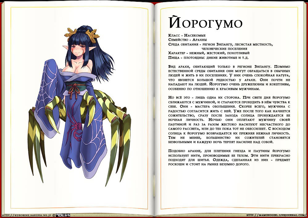 Манга Энциклопедия девушек-монстров - Глава 1 Страница 36