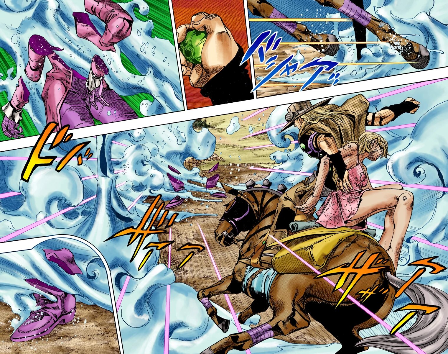 Манга Невероятные Приключения ДжоДжо Часть 7 (Colored) - Глава 83 Страница 5