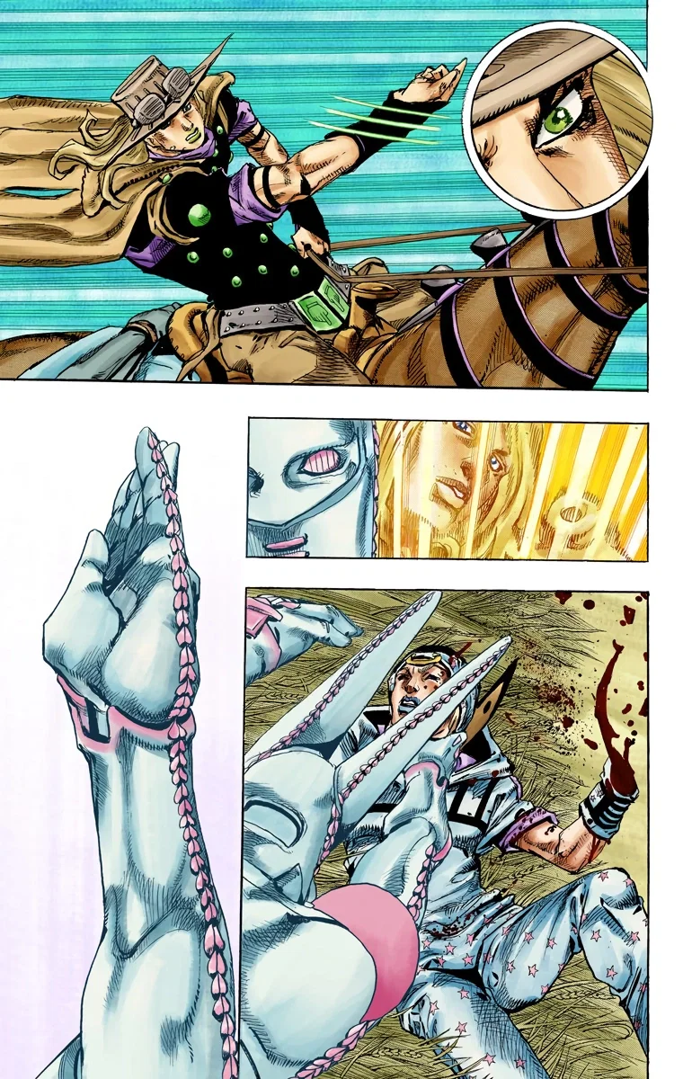 Манга Невероятные Приключения ДжоДжо Часть 7 (Colored) - Глава 81 Страница 11