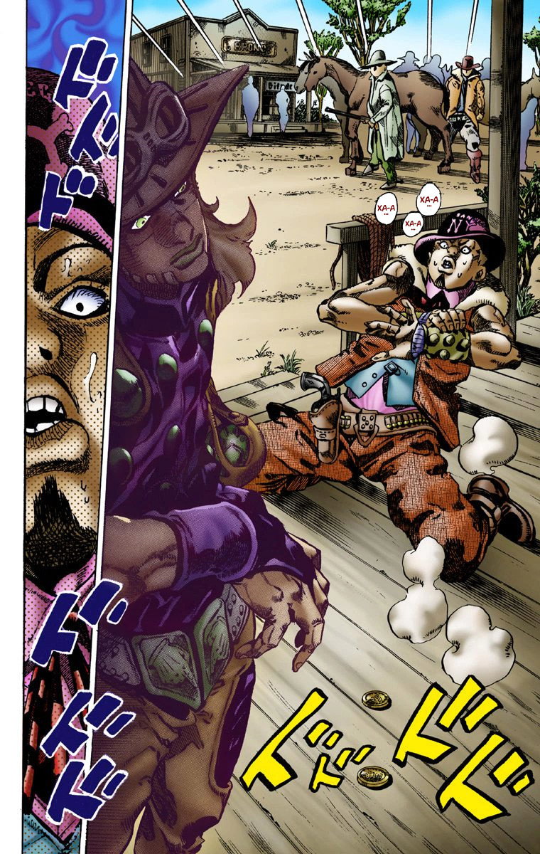Манга Невероятные Приключения ДжоДжо Часть 7 (Colored) - Глава 2 Страница 9