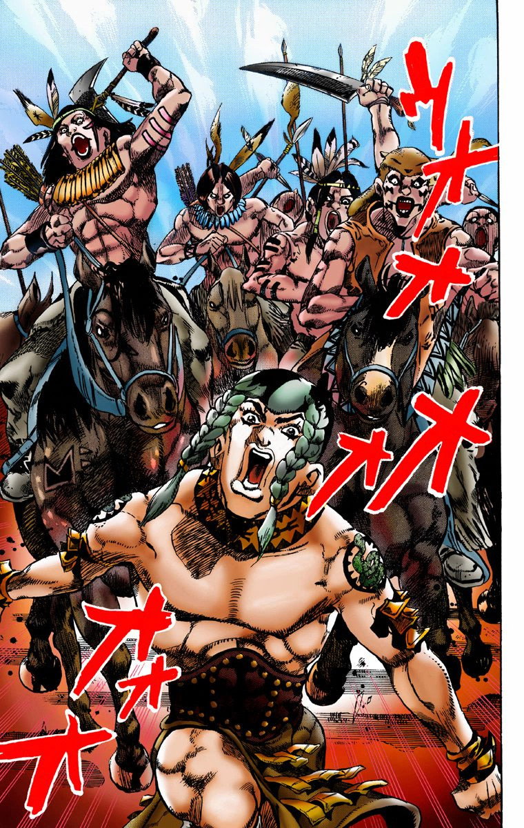 Манга Невероятные Приключения ДжоДжо Часть 7: Steel Ball Run (Цветная версия) - Глава 1 Страница 5