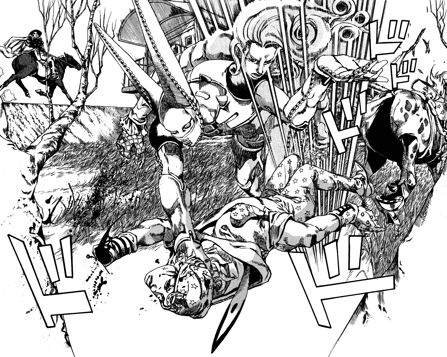 Манга Невероятные Приключения ДжоДжо Часть 7: Steel Ball Run - Глава 81 Страница 12