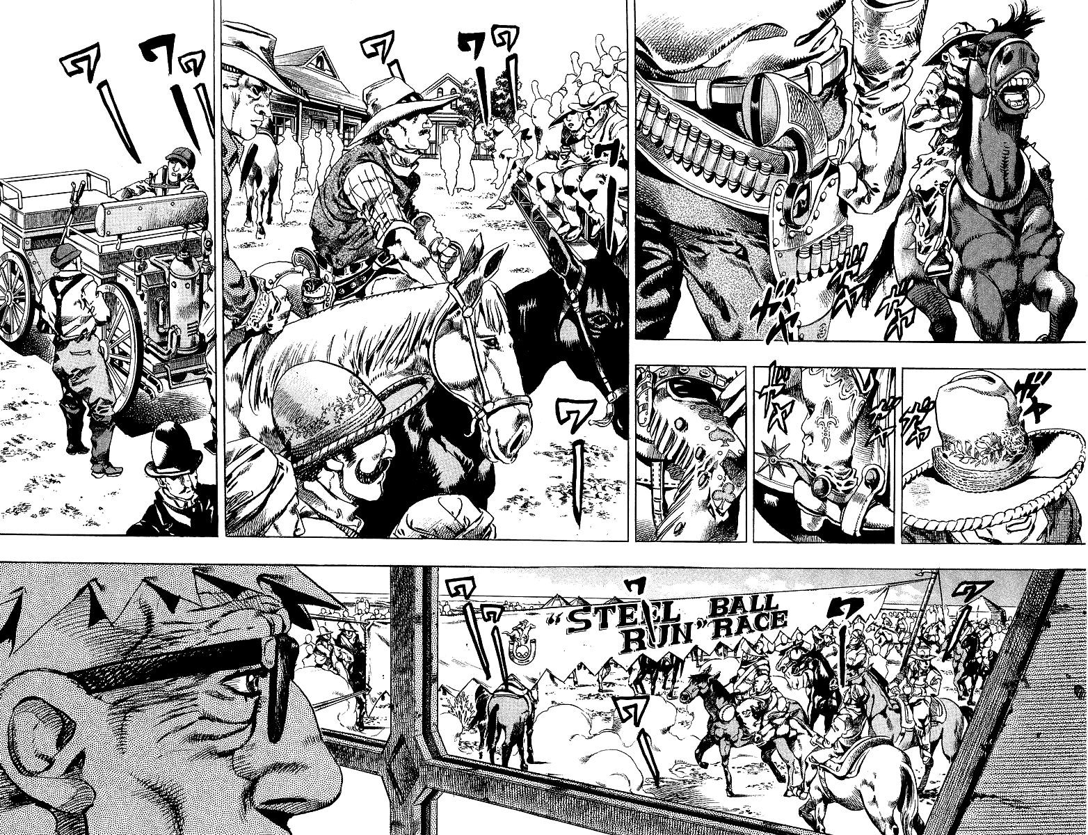 Манга Невероятные Приключения ДжоДжо Часть 7: Steel Ball Run - Глава 1 Страница 29